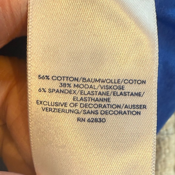 2/$30 Lands End Sz L  14-16 Blue Sleeveless Women's Top - Picture 5 of 8